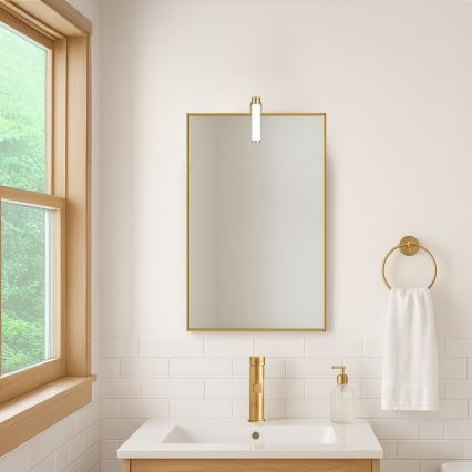 LED-kylpyhuoneen peilivalaisin APA MINI LED/4W/230V IP44, kultainen