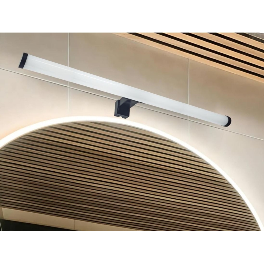 LED kylpyhuoneen peilivalaisin LED/12W/230V 59,5 cm IP44 musta