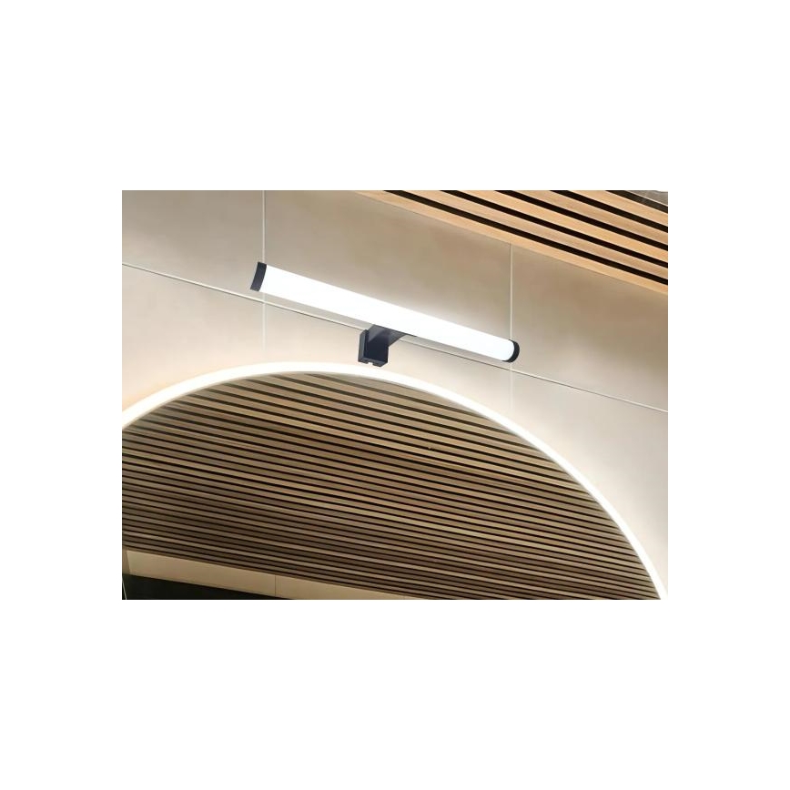 LED Kylpyhuoneen peilivalaisin LED/8W/230V 30 cm IP44 musta