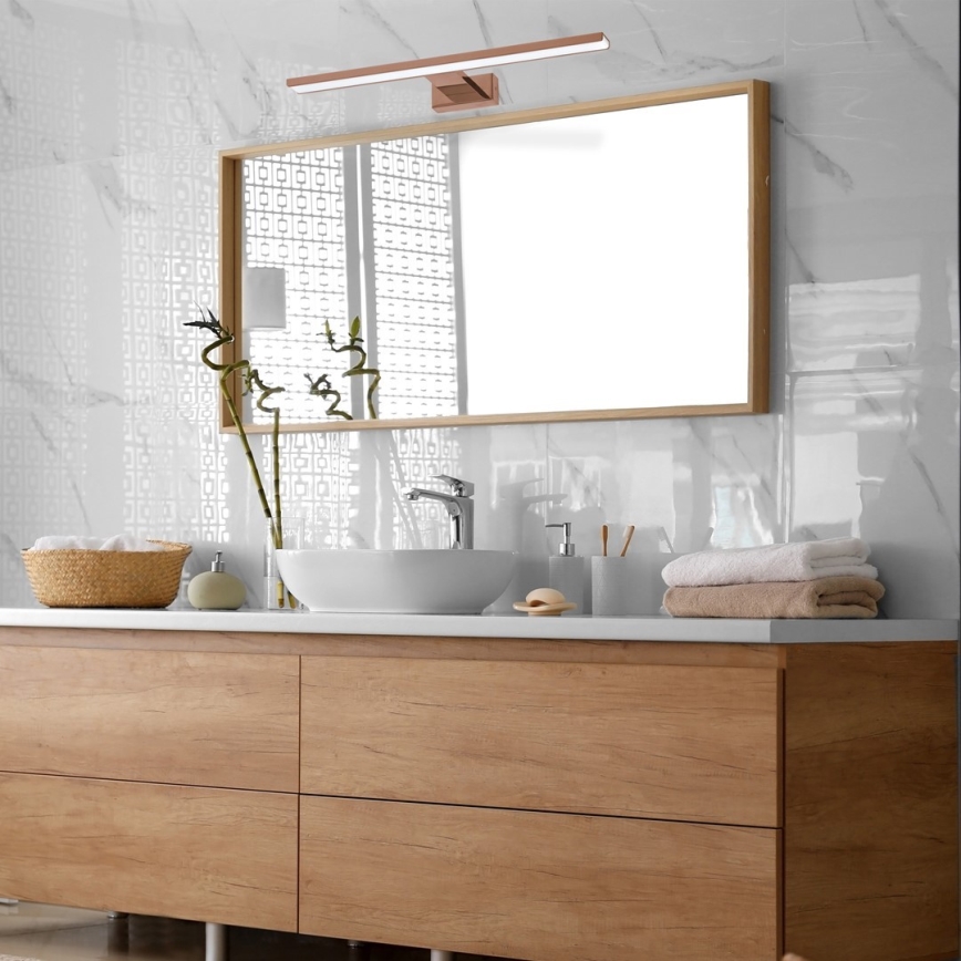 LED-kylpyhuoneen peilivalaisin SHINE LED/13,8W/230V 60 cm IP44 ruusukulta