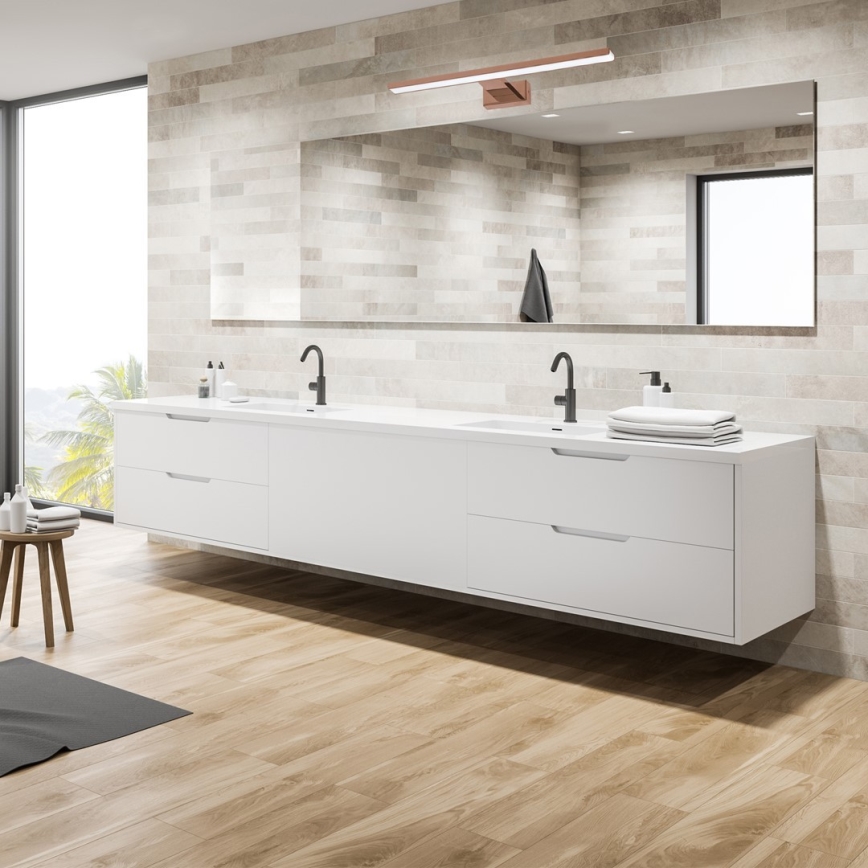 LED-kylpyhuoneen peilivalaisin SHINE LED/13,8W/230V 60 cm IP44 ruusukulta