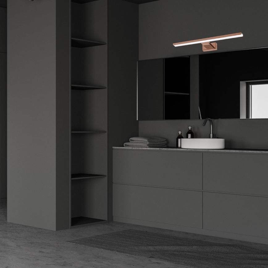 LED-kylpyhuoneen peilivalaisin SHINE LED/13,8W/230V 60 cm IP44 ruusukulta