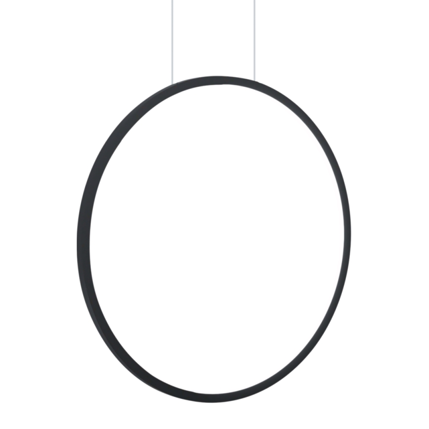 LED Kylpyhuoneen riippuvalaisin SATURNO LED/28W/230V halk. 50 cm IP44 antrasiitti