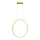 LED Kylpyhuoneen riippuvalaisin SATURNO LED/28W/230V halk. 50 cm IP44 kulta