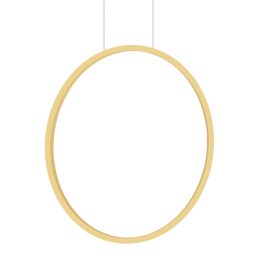 LED Kylpyhuoneen riippuvalaisin SATURNO LED/28W/230V halk. 50 cm IP44 kulta