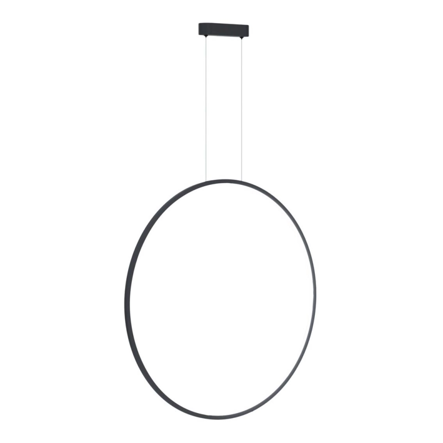 LED Kylpyhuoneen riippuvalaisin SATURNO LED/46W/230V halk. 80 cm IP44 antrasiitti