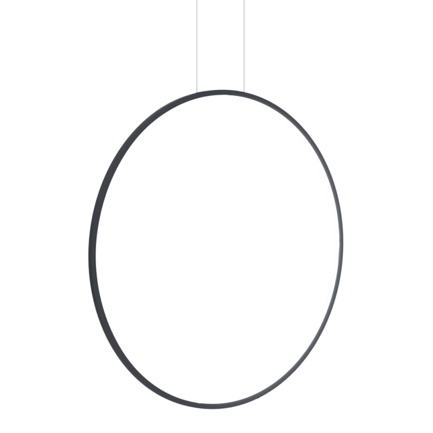 LED Kylpyhuoneen riippuvalaisin SATURNO LED/46W/230V halk. 80 cm IP44 antrasiitti