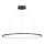 LED Kylpyhuoneen riippuvalaisin SATURNO LED/57W/230V halk. 100 cm IP44 antrasiitti