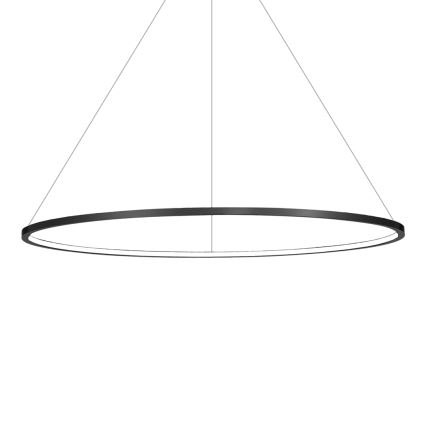 LED Kylpyhuoneen riippuvalaisin SATURNO LED/57W/230V halk. 100 cm IP44 antrasiitti