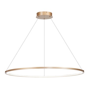 LED Kylpyhuoneen riippuvalaisin SATURNO LED/57W/230V halk. 100 cm IP44 kulta
