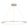 LED Kylpyhuoneen riippuvalaisin SATURNO LED/57W/230V halk. 100 cm IP44 kulta