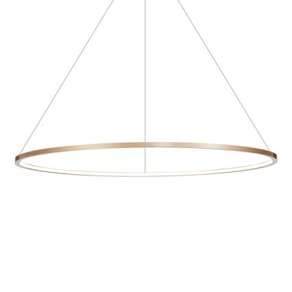 LED Kylpyhuoneen riippuvalaisin SATURNO LED/57W/230V halk. 100 cm IP44 kulta