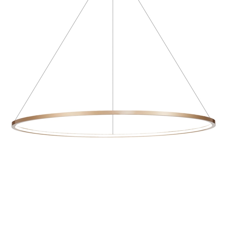 LED Kylpyhuoneen riippuvalaisin SATURNO LED/57W/230V halk. 100 cm IP44 kulta
