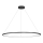 LED Kylpyhuoneen riippuvalaisin SATURNO LED/65W/230V halk. 120 cm IP44 antrasiitti