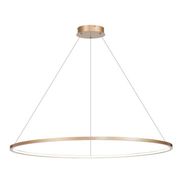 LED Kylpyhuoneen riippuvalaisin SATURNO LED/65W/230V halk. 120 cm IP44 kulta