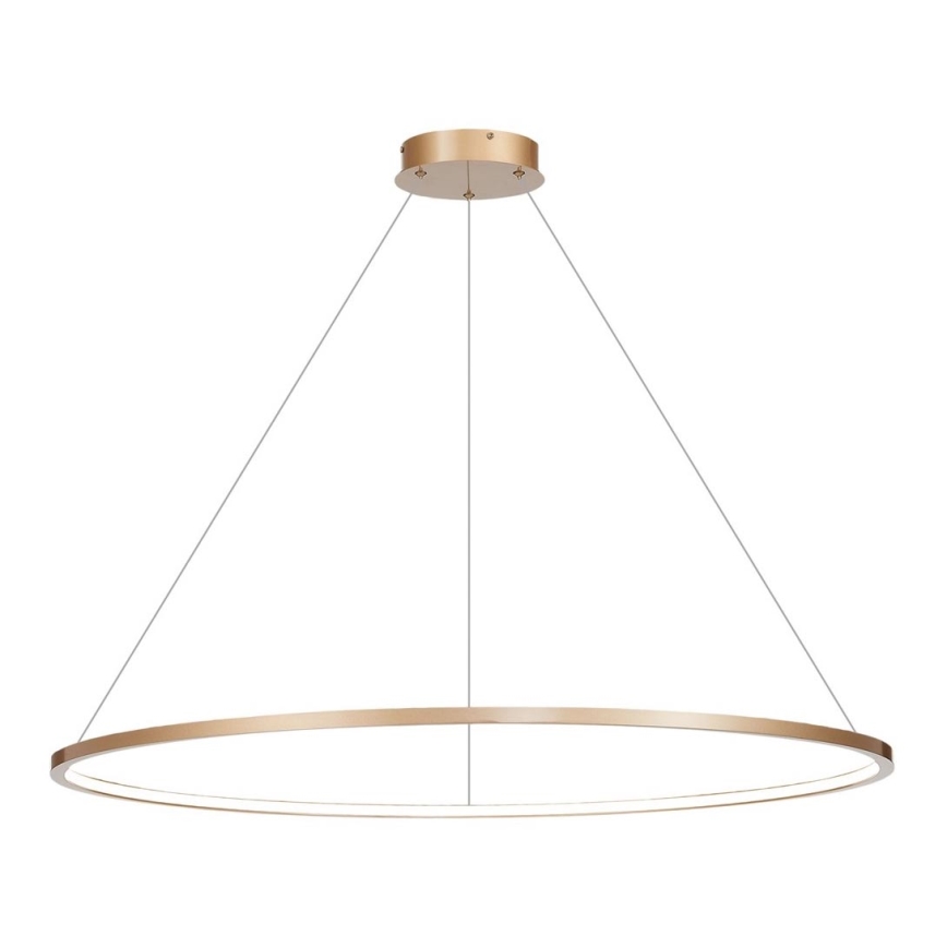 LED Kylpyhuoneen riippuvalaisin SATURNO LED/65W/230V halk. 120 cm IP44 kulta