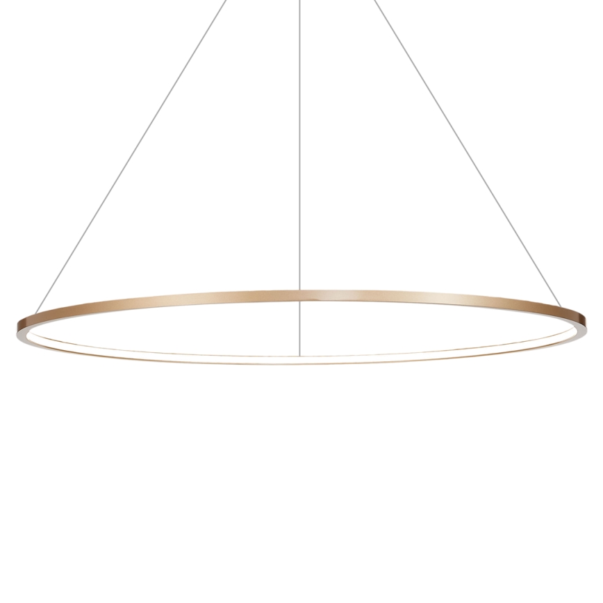 LED Kylpyhuoneen riippuvalaisin SATURNO LED/65W/230V halk. 120 cm IP44 kulta