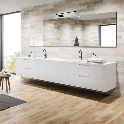 LED-kylpyhuoneen seinävalaisin SHINE LED/11W/230V 45 cm IP44 musta