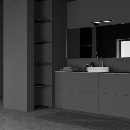 LED-kylpyhuoneen seinävalaisin SHINE LED/11W/230V 45 cm IP44 musta