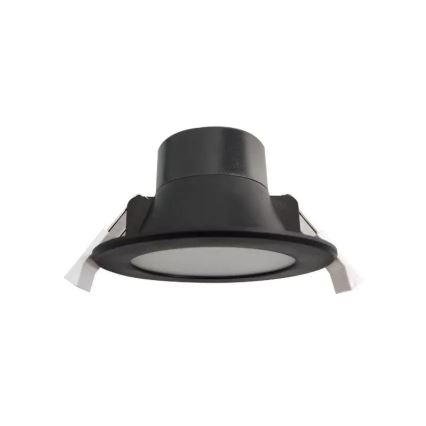 LED Kylpyhuoneen upotettava valo LED/7W/230V 4000K musta IP44