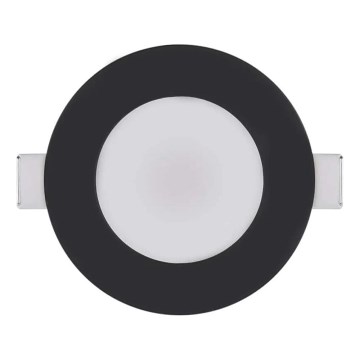 LED Kylpyhuoneen upotettava valo LORI LED/4,5W/230V IP65 2700/4000K halkaisija 8,5 cm musta