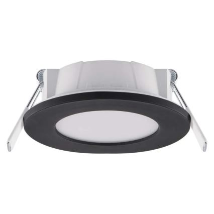 LED Kylpyhuoneen upotettava valo LORI LED/4,5W/230V IP65 2700/4000K halkaisija 8,5 cm musta