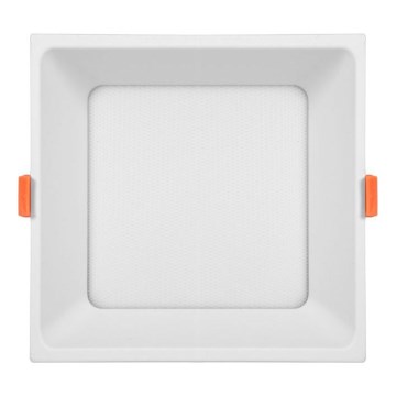 LED Kylpyhuoneen upotettava valo TONY LED/24W/230V 3000/4000/6500K 17x17 cm IP44 valkoinen