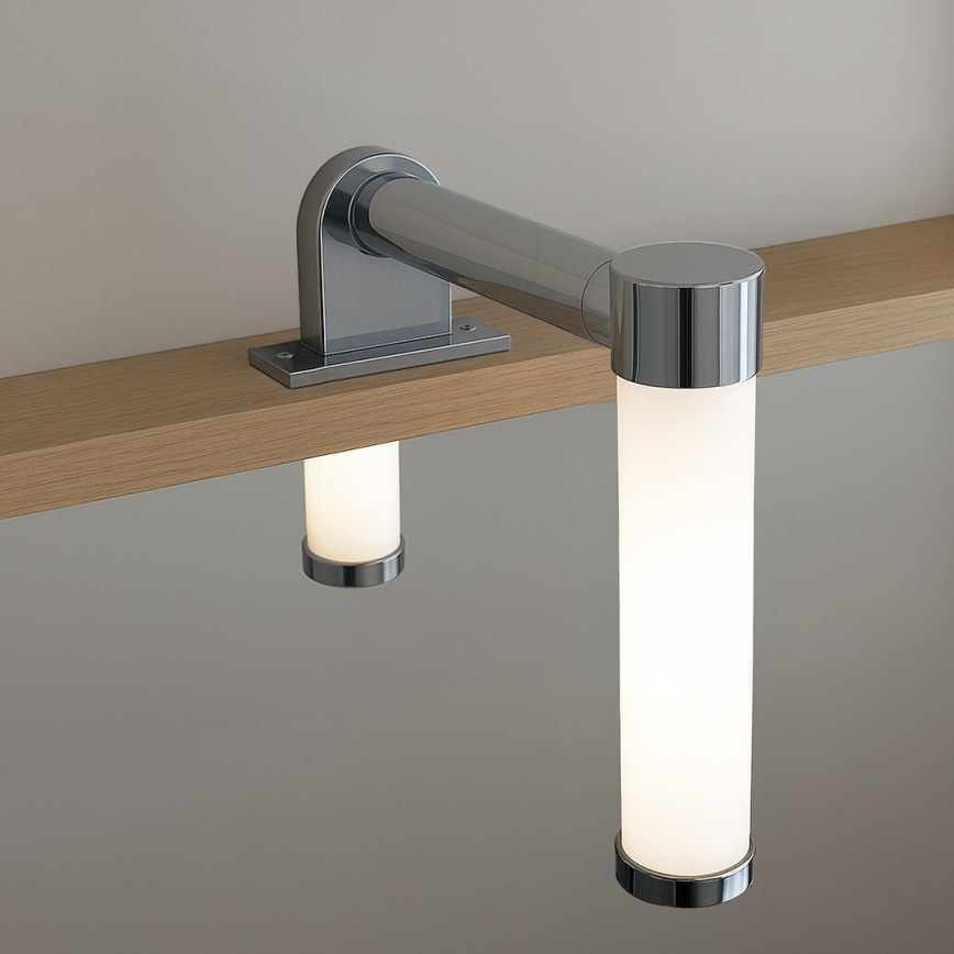 LED-kylpyhuonepeilivalaisin APA MINI LED/4W/230V IP44 kiiltävä kromi