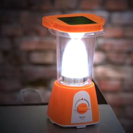 LED Himmennettävä ladattava aurinko lamppu virta pankki -toiminto LED/230V 710 kiiltävä 1600 mAh