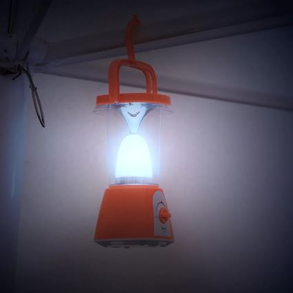 LED Himmennettävä ladattava aurinko lamppu virta pankki -toiminto LED/230V 710 kiiltävä 1600 mAh