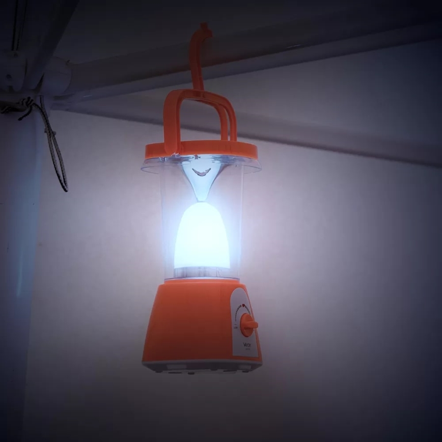 LED Himmennettävä ladattava aurinko lamppu virta pankki -toiminto LED/230V 710 kiiltävä 1600 mAh