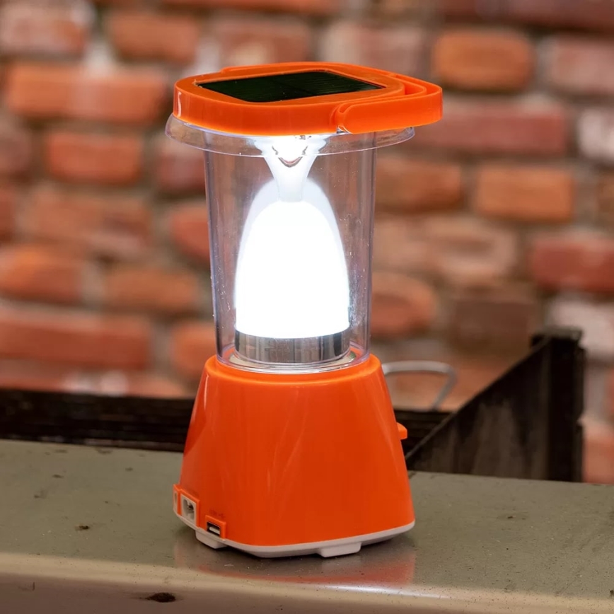 LED Himmennettävä ladattava aurinko lamppu virta pankki -toiminto LED/230V 710 kiiltävä 1600 mAh