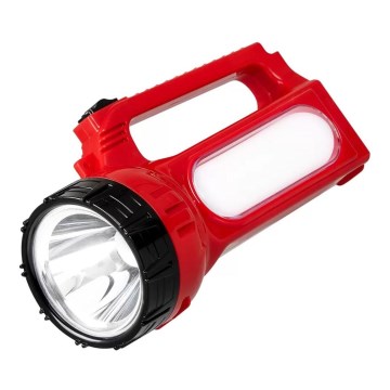 LED Ladattava aurinko taskulamppu LED/7W/230V 400 kiiltävä 3200 mAh