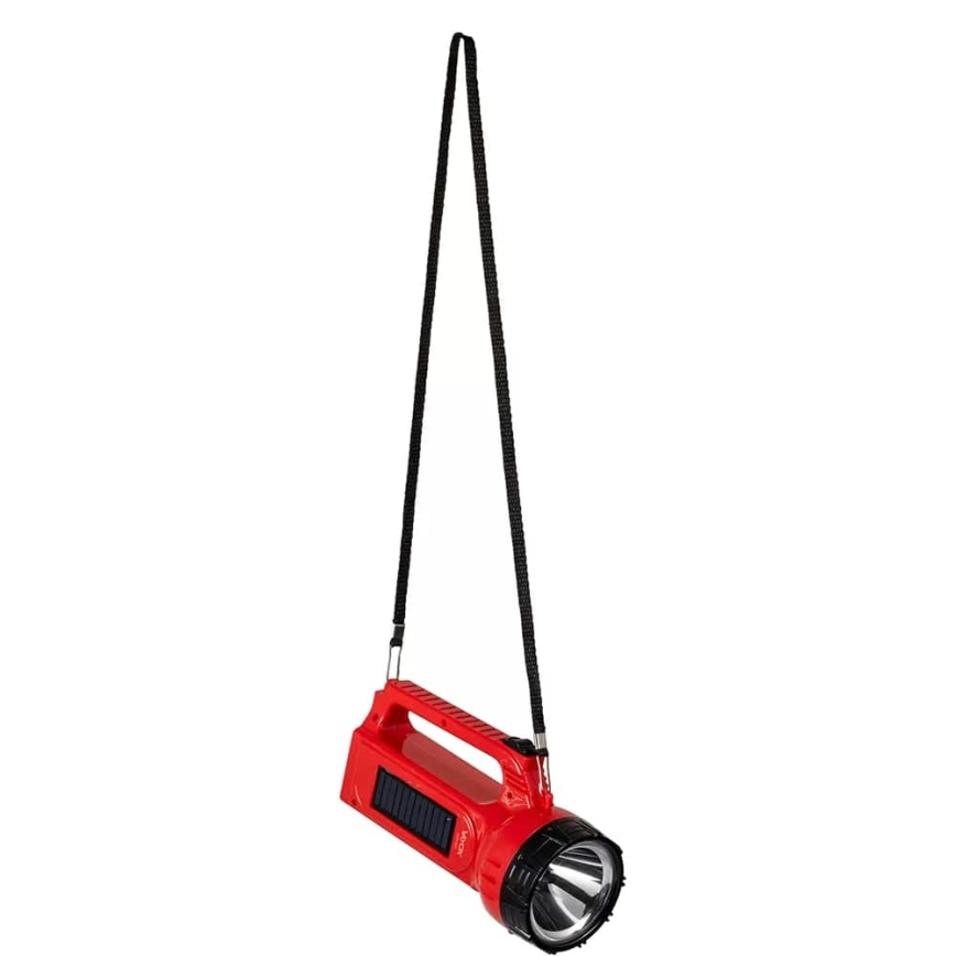 LED Ladattava aurinko taskulamppu LED/7W/230V 400 kiiltävä 3200 mAh