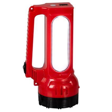 LED Ladattava aurinko taskulamppu LED/7W/230V 400 kiiltävä 3200 mAh