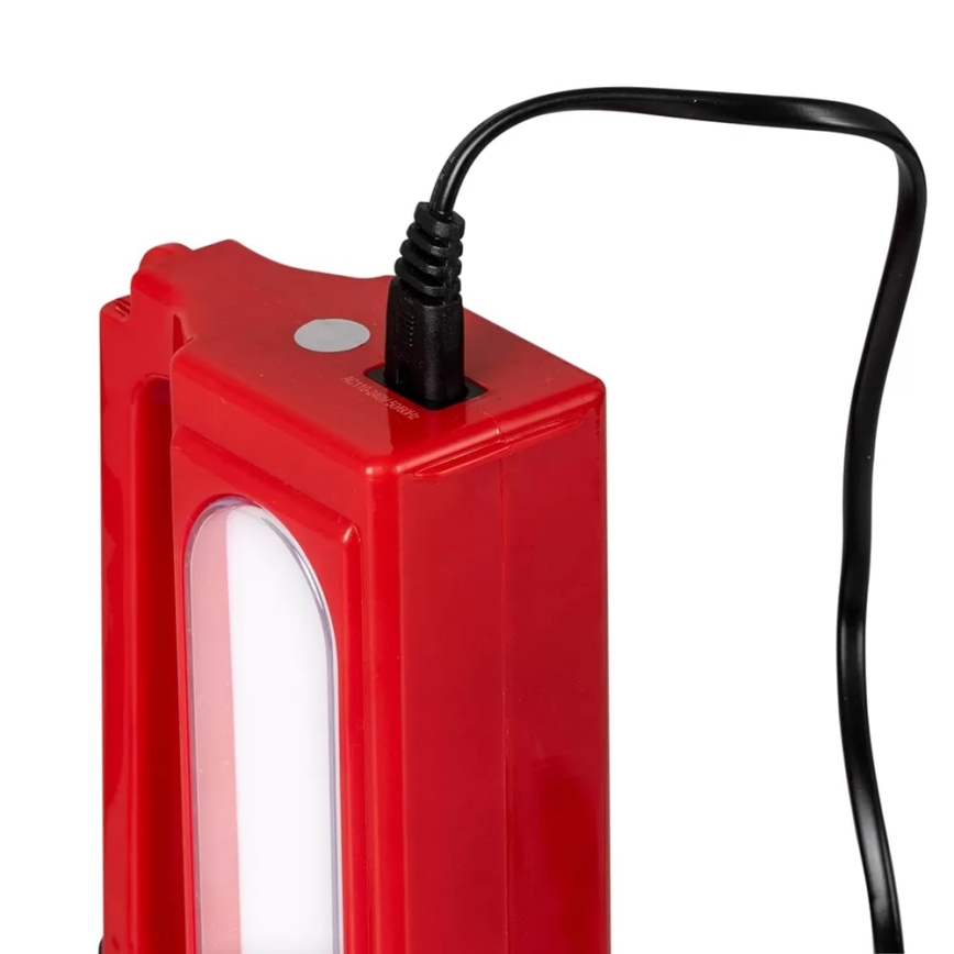 LED Ladattava aurinko taskulamppu LED/7W/230V 400 kiiltävä 3200 mAh