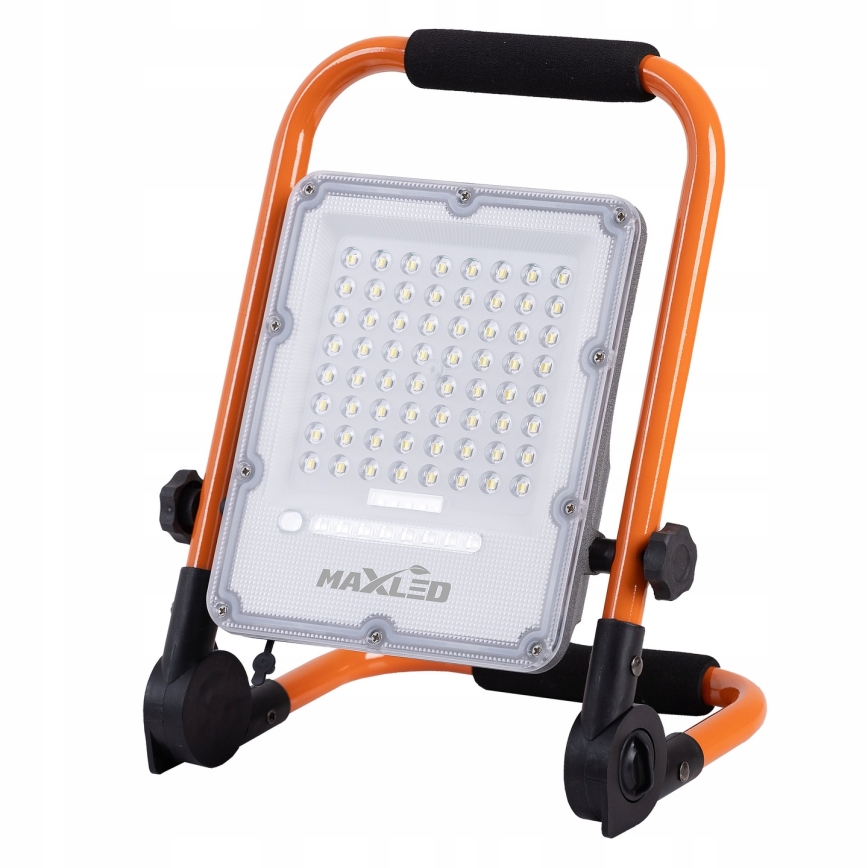 Himmennettävä ladattava LED-heittovalo jalustalla LED/50W/3,2V 4500K 5000 mAh IP65 oranssi