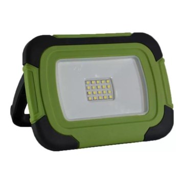 LED Ladattava himmennettävä valonheitin SAMSUNG CHIP + SOS-toiminto LED/20W/3,7V/USB IP44 4000K vihreä