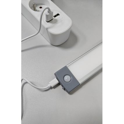 LED Ladattava kalustevalaistus anturilla LED/2,5W/5V USB 800 mAh 4200K 32,5 cm