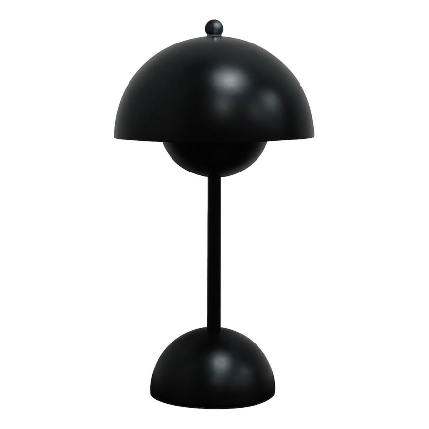 LED-ladattava kosketusohjattu pöytävalaisin COSTA LED/3W/5V 2400 mAh 3000-6000K musta