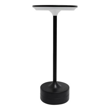 LED ladattava kosketusohjattu pöytävalaisin TAVOLO LED/2,5W/5V 2400 mAh 3000-6000K musta