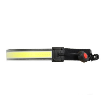 LED-ladattava otsalamppu 2×LED/5V 180 lm 900 mAh musta