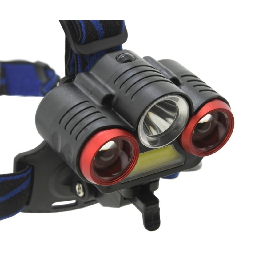 LED Ladattava otsalamppu LED/USB 670lm
