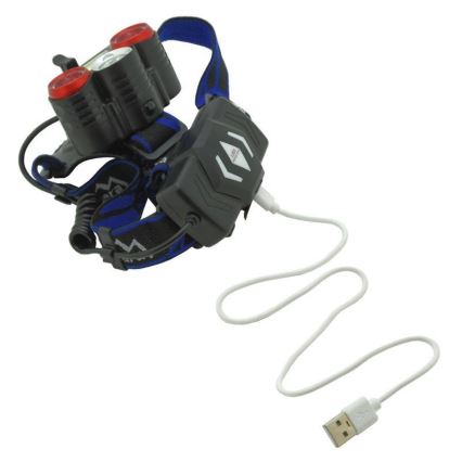 LED Ladattava otsalamppu LED/USB 670lm