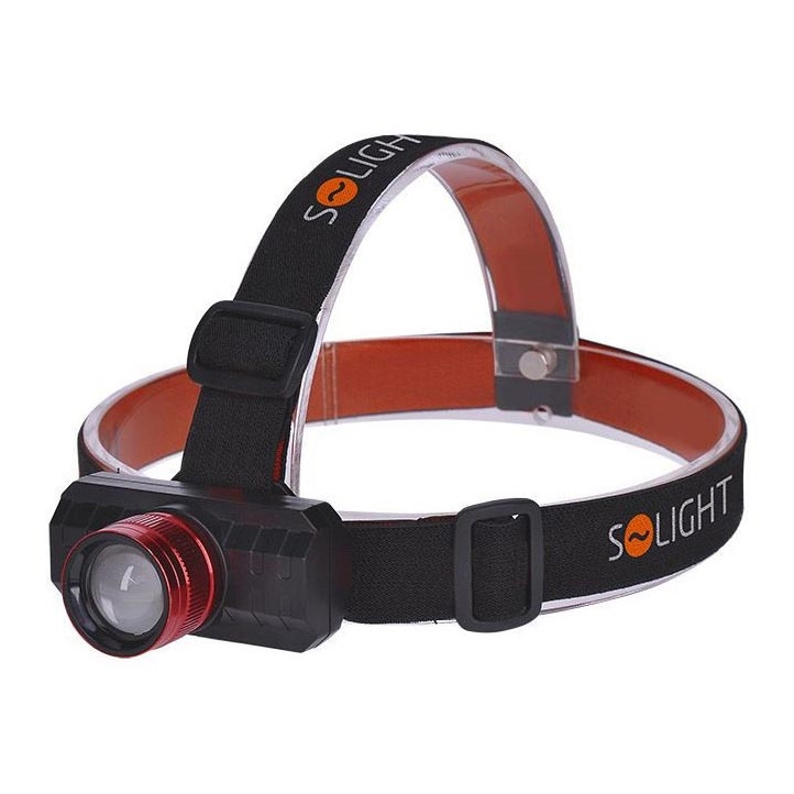 LED Ladattava otsavalo LED/3W/USB IP44