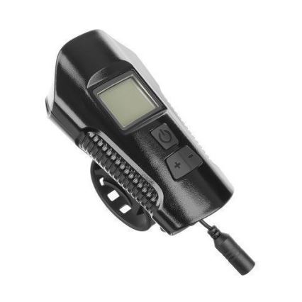 LED Ladattava polkupyörän taskulamppu laskurilla ja kellolla LED/1500 mAh IP65