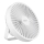LED ladattava pöytätuuletin LED-valaistuksella LED/2W/5V USB 2400 mAh valkoinen