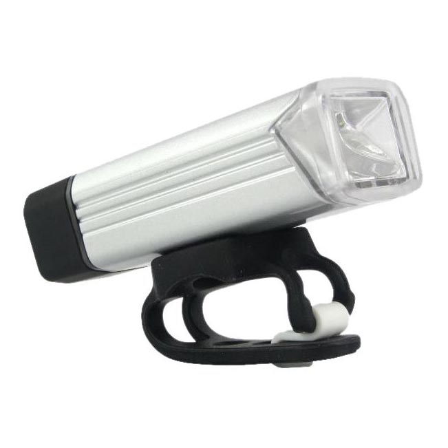 LED Ladattava pyöränvalo LED/5W/3,7V IPX4 1200 mAh hopea