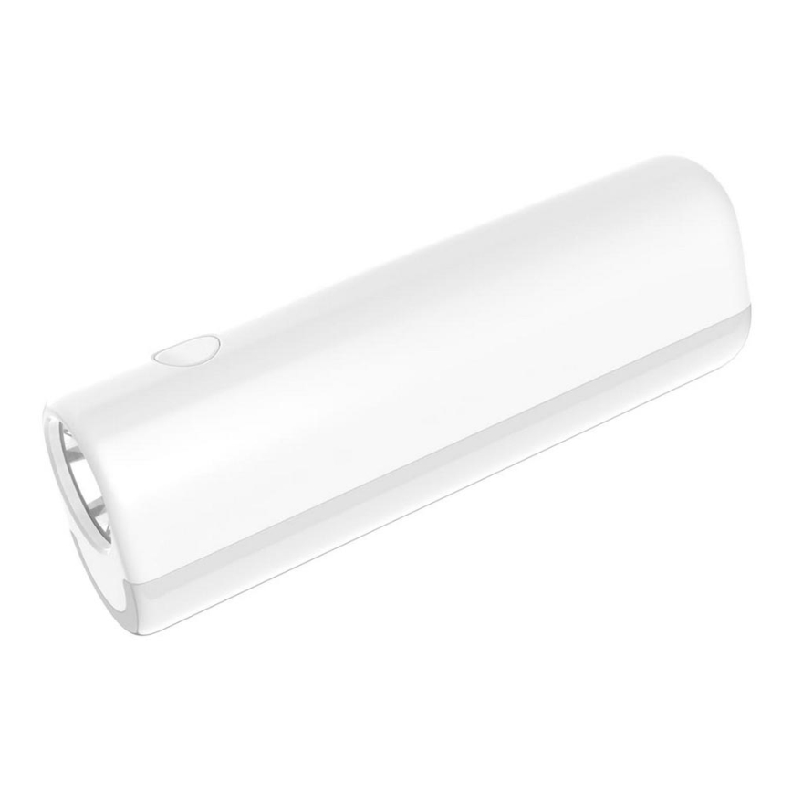 LED Ladattava taskulamppu LED/4,5W/3,7V 1200 mAh valkoinen