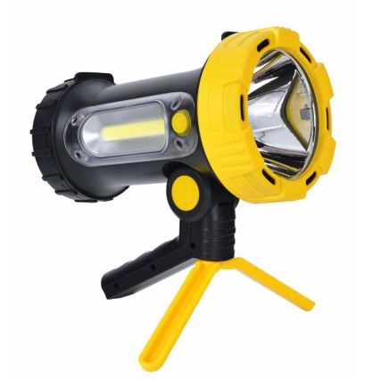 LED ladattava taskulamppu LED/5W/4000mAh + LED/3W